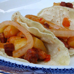 Potato & Chorizo Tacos