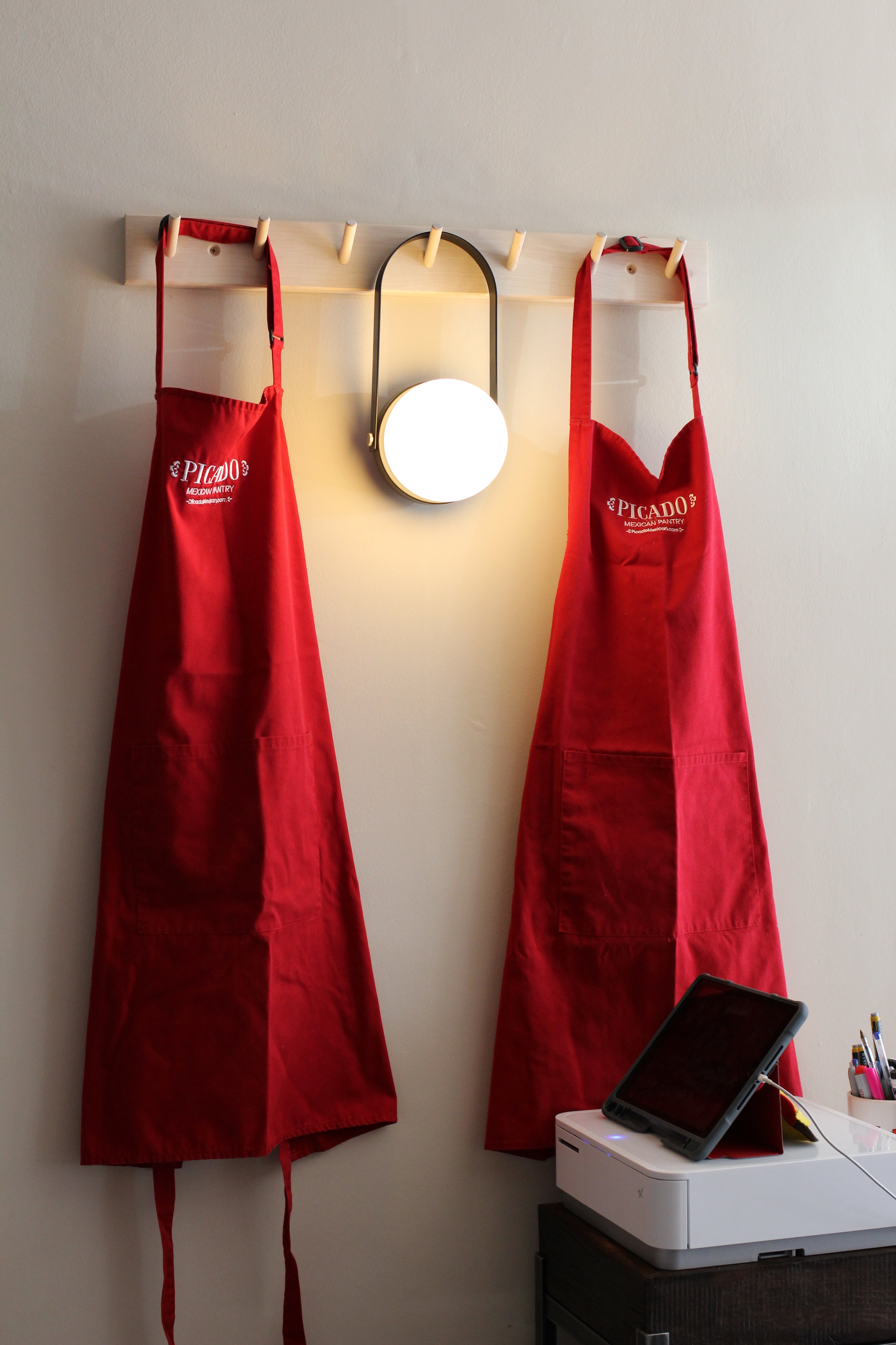 Picado Branded Apron - RED