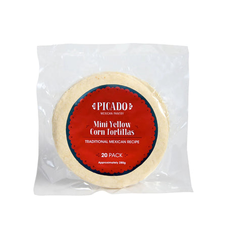 Picado Mini Yellow Corn Tortillas, 20 pack