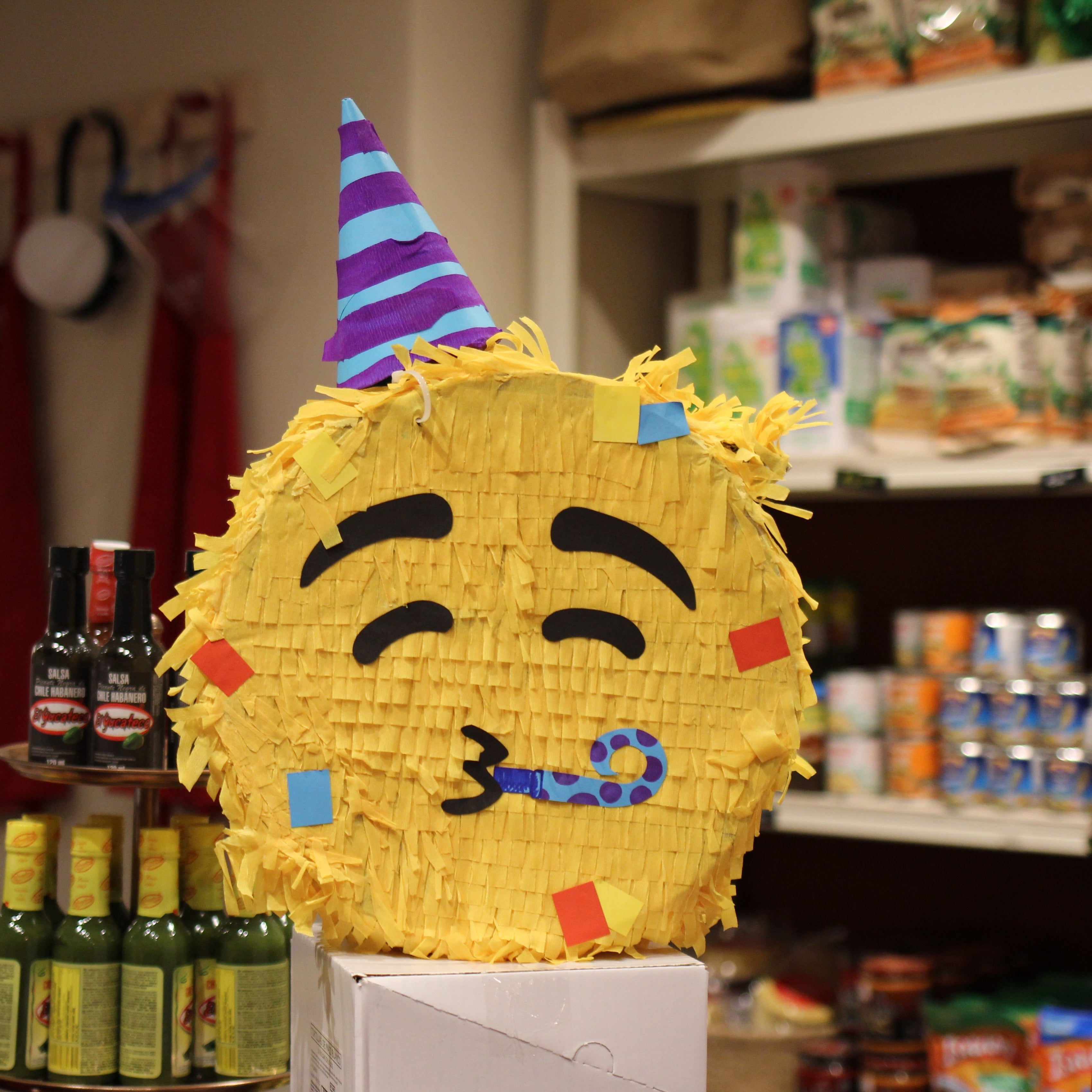 Emoji Drum Piñatas