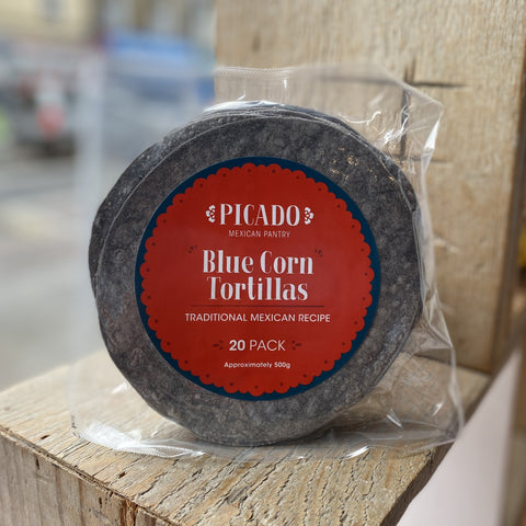 Picado Blue Corn Tortillas, 20 Pack