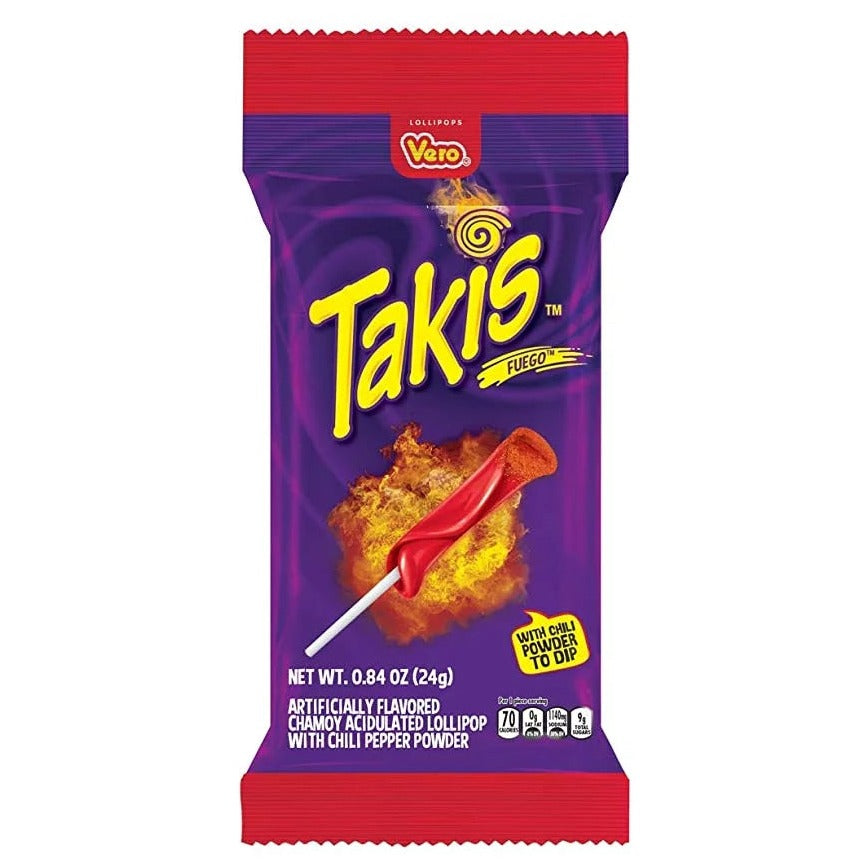 Takis Fuego Lollipop