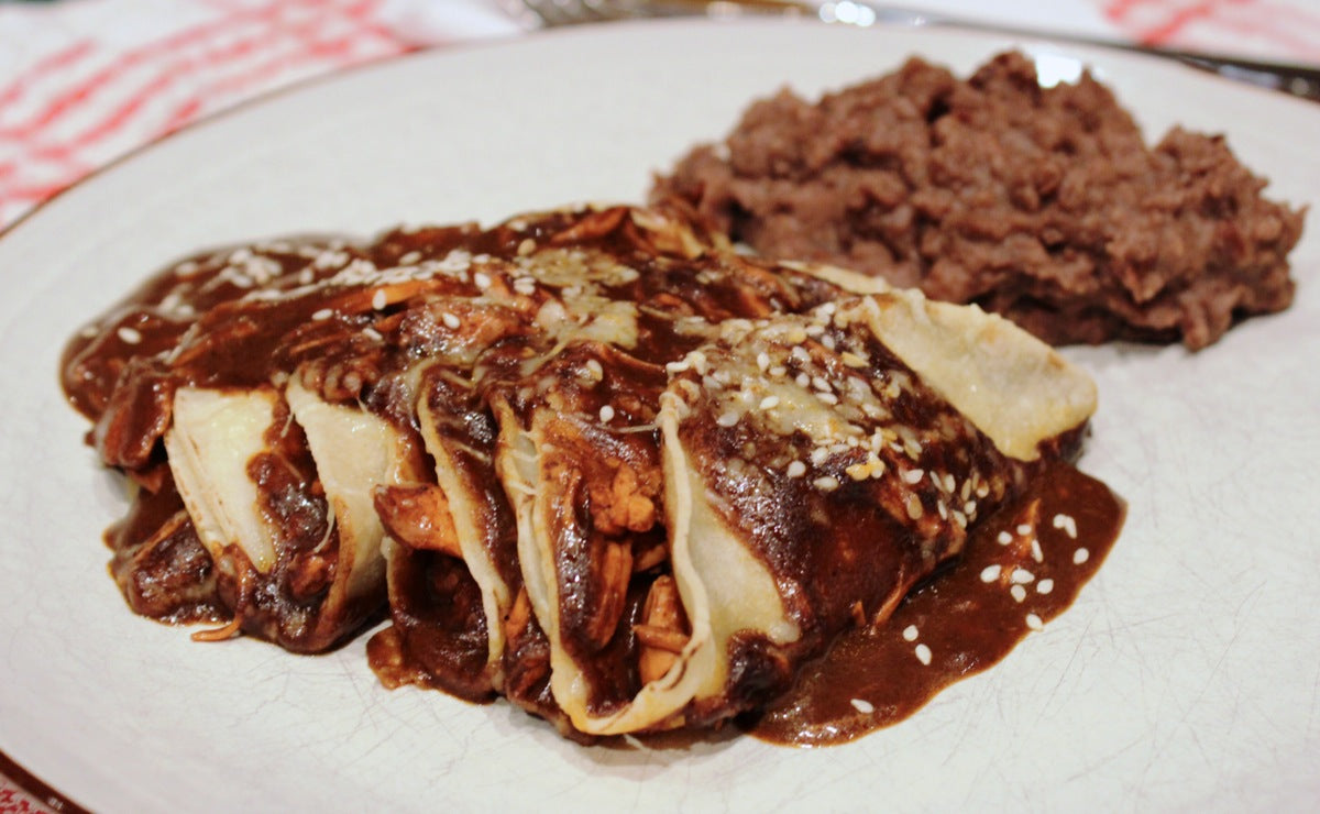 Turkey Enmoladas