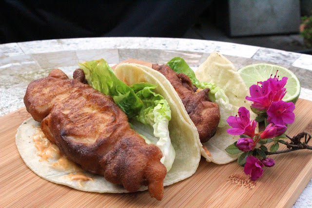 Boozy Chipotle Fish Tacos
