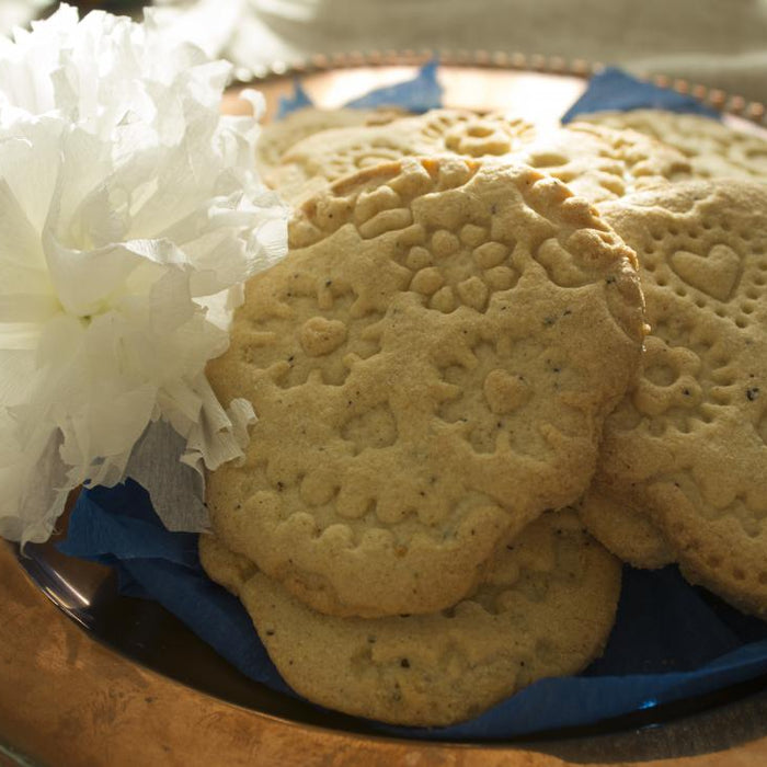 Spooky Blue Masa & Coffee Cookies