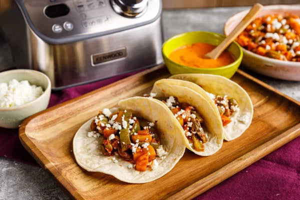 Spicy Potato & Cactus Tacos