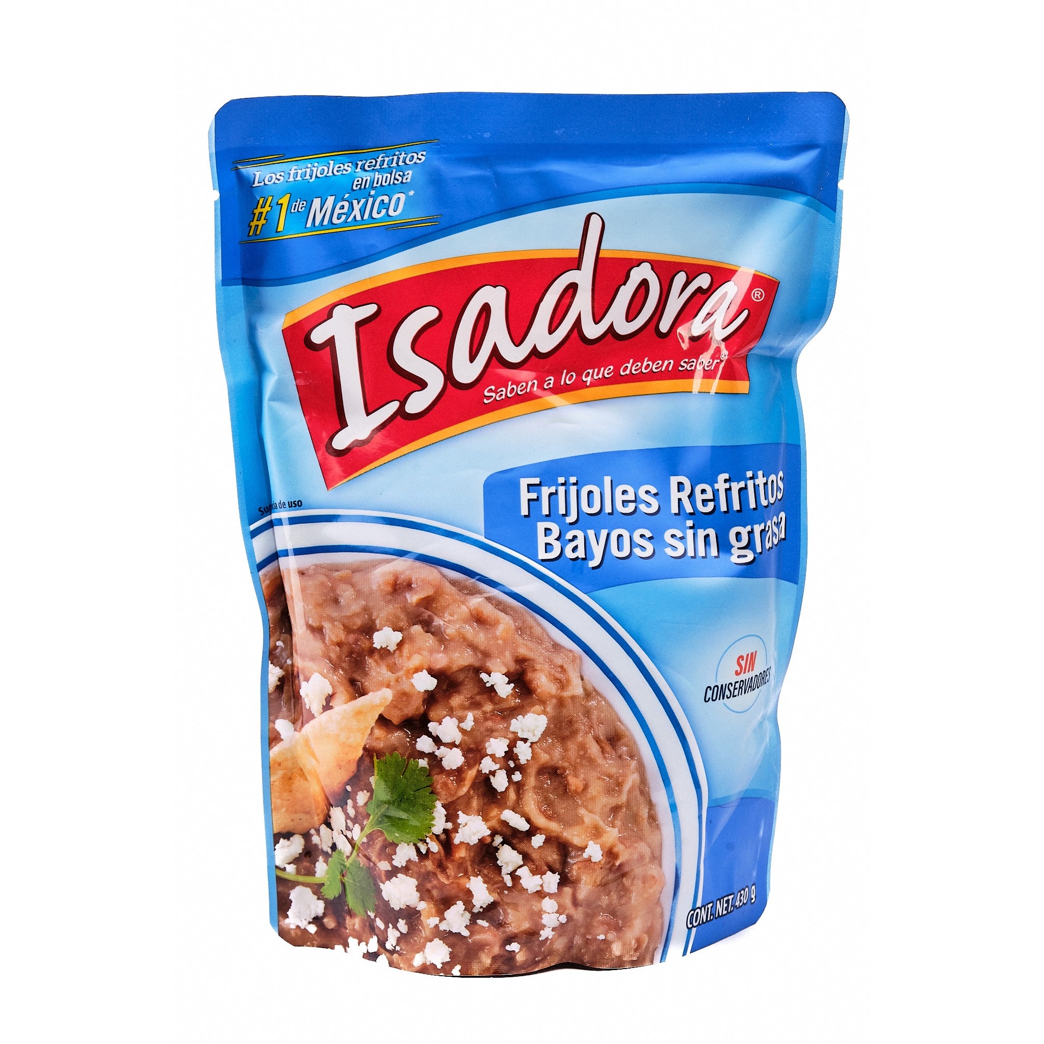 Refried Bayo Beans, Isadora - Low Fat