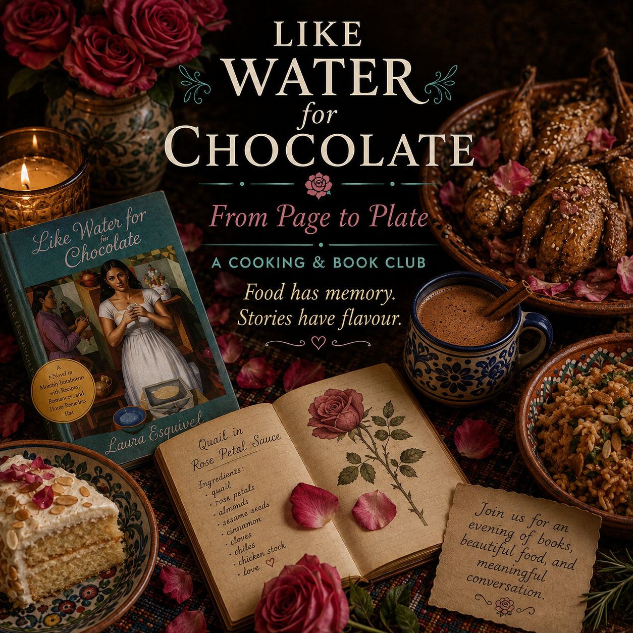 Like Water for Chocolate: Page to Plate Series