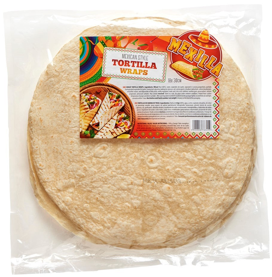 Wheat Burrito Wraps - Mexilla