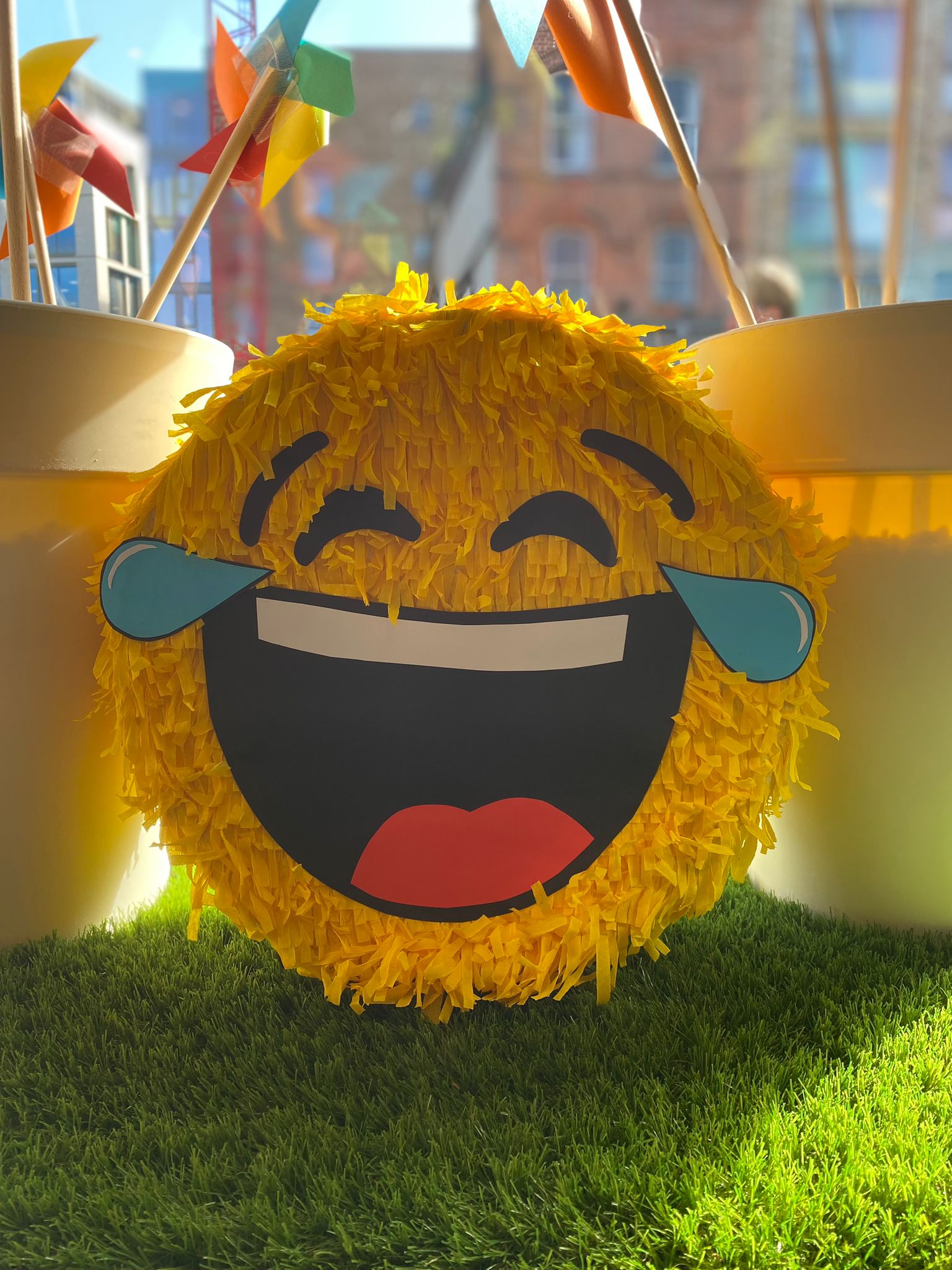 Emoji Drum Piñatas