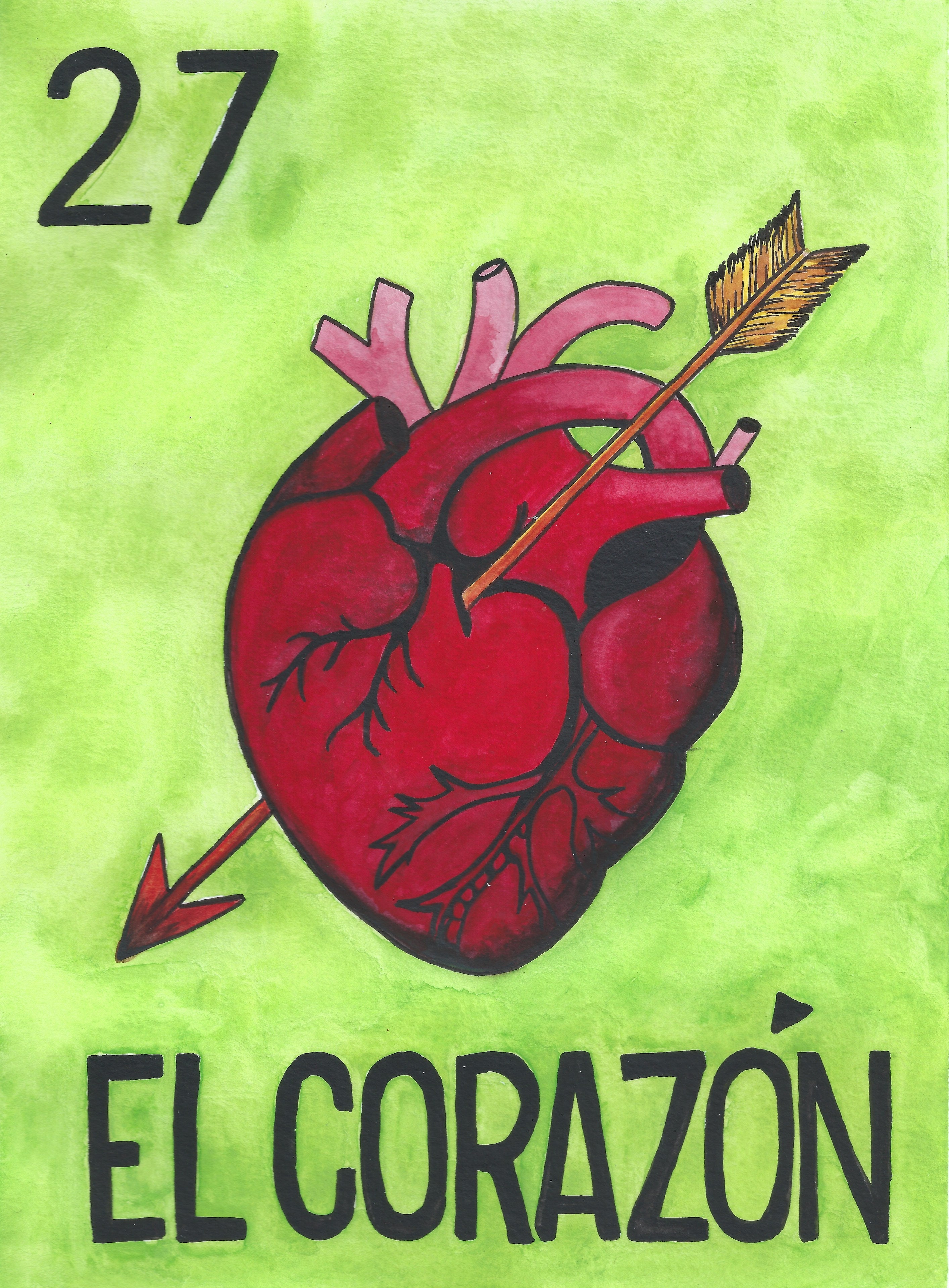El Corazon Print