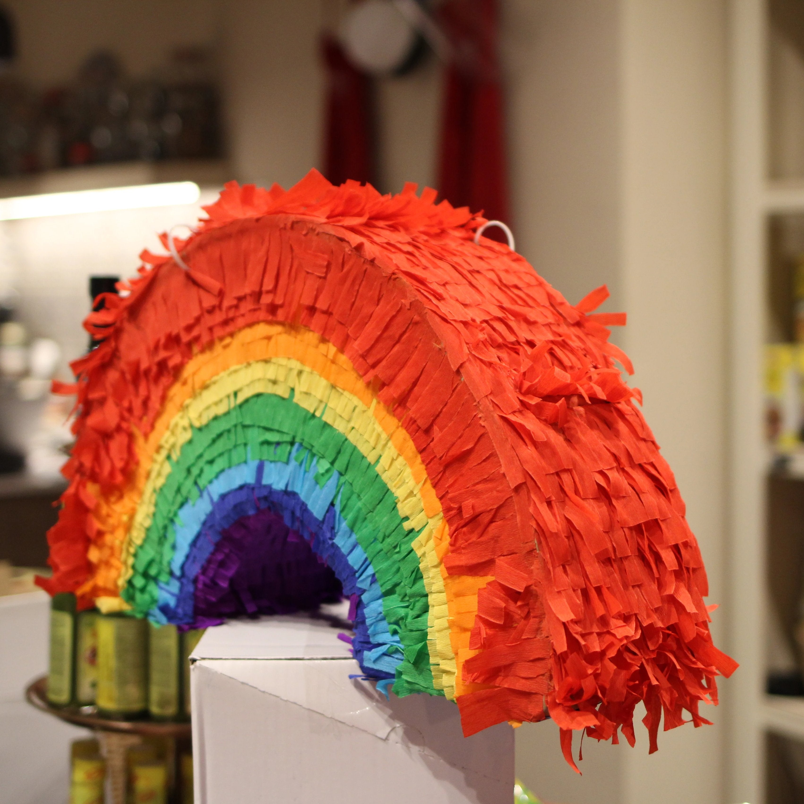 Rainbow Design Drum Piñatas