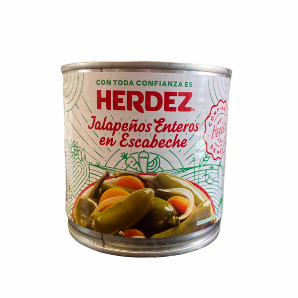 Whole Pickled Jalapeños Herdez