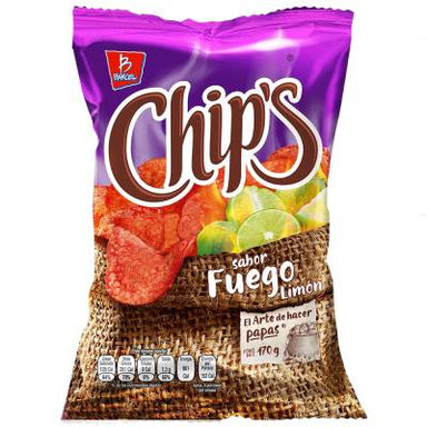 chips fuego limon
