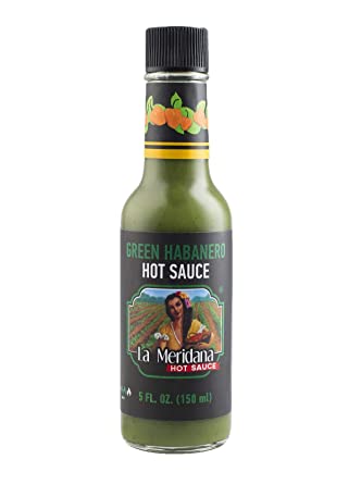 Green Habanero Hot Sauce, La Meridana